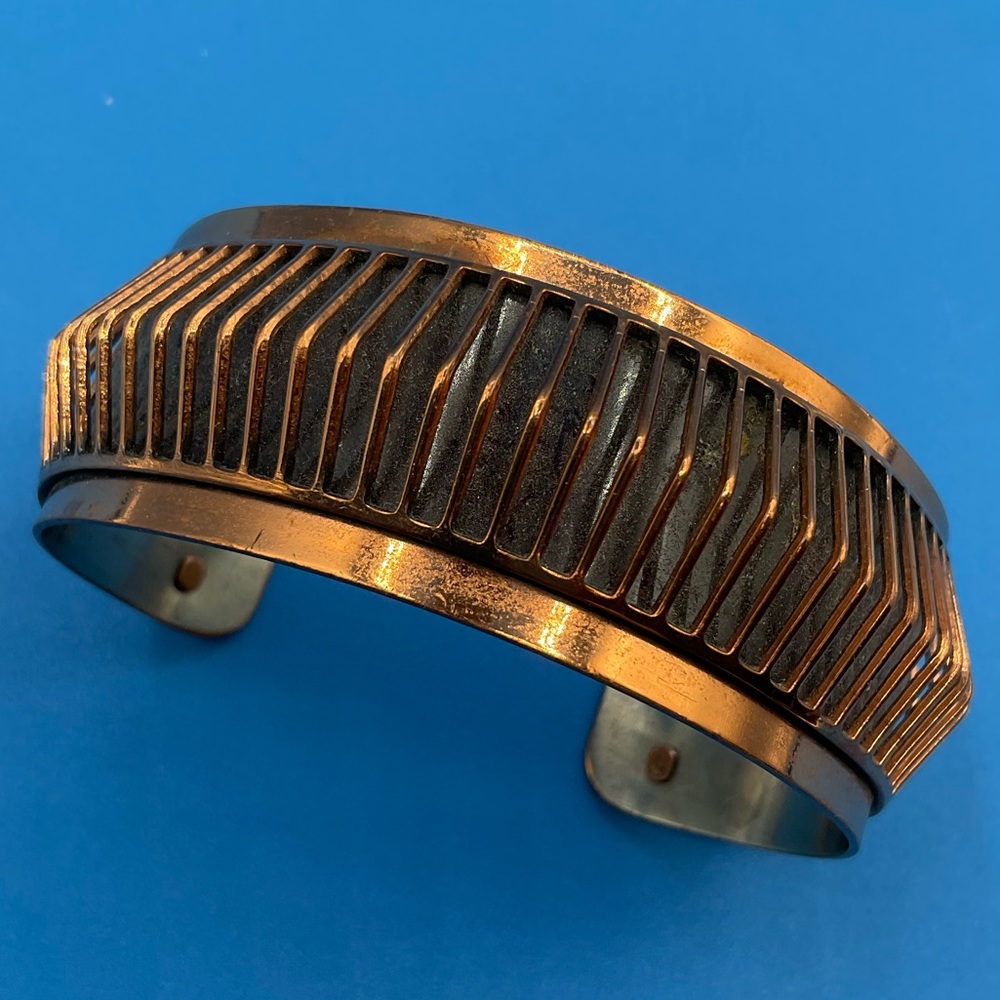 Very Beautiful Copper Cuff Bracelet by Renior Vintage